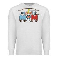 Oatmeal Heather archery mom Premium Sweatshirt - MaliasSmallBusiness