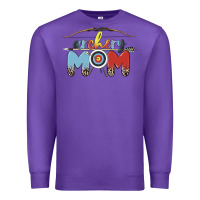 Purple archery mom Premium Sweatshirt - MaliasSmallBusiness