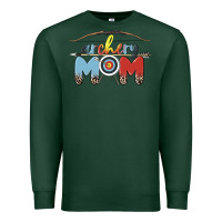 Sports Green archery mom Premium Sweatshirt - MaliasSmallBusiness