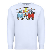 White archery mom Premium Sweatshirt - MaliasSmallBusiness