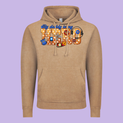 Vintage Hoodie my daddy is my hero dispatcher