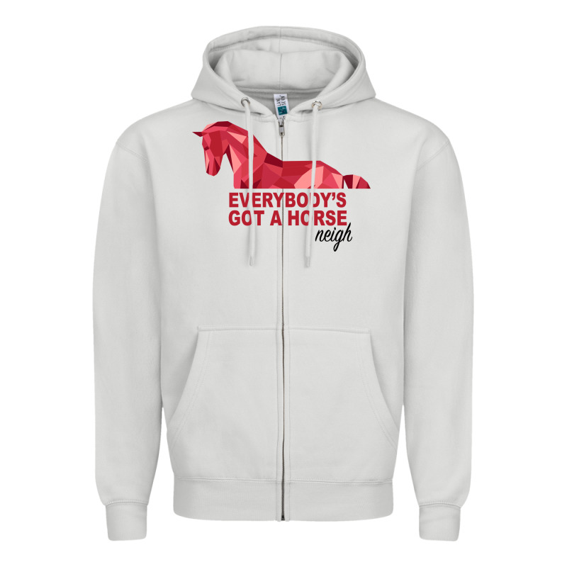 Everybody's Got A Horse Neigh Zipper Hoodie by Bettercallsaul | Teevron