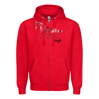 Red Everybody's Got A Horse Neigh Zipper Hoodie - Bettercallsaul