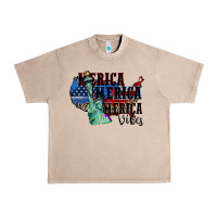 French Oak Merica Merica Merica vibes 4th of july Urban Heavy Tee - CowGirlArtShop