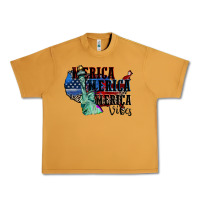 Peanut Butter Merica Merica Merica vibes 4th of july Urban Heavy Tee - CowGirlArtShop