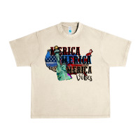 Sandshell Merica Merica Merica vibes 4th of july Urban Heavy Tee - CowGirlArtShop