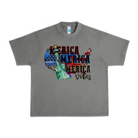 Tornado Merica Merica Merica vibes 4th of july Urban Heavy Tee - CowGirlArtShop