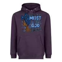 Plum even in the midst of may storm afro woman Heavyweight Hoodie - MaliasSmallBusiness