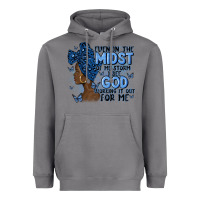 Storm even in the midst of may storm afro woman Heavyweight Hoodie - MaliasSmallBusiness