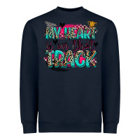 Navy my heart is on that track Heavyweight Sweatshirt - Zillion Design Studio