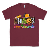 Burgundy teacher chaos coordinator Classic Tee - AdoDesignShop