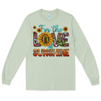 Matcha for the love of sunshine sunflower our lady of guadalupe Long Sleeve Tee - JahusDesignShop