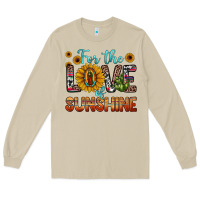 Mushroom for the love of sunshine sunflower our lady of guadalupe Long Sleeve Tee - JahusDesignShop