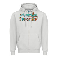Dove Grey not perfect just forgiven Zipper Hoodie - Artiststas