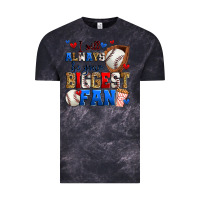 Cloud Black i will always be your biggest fan baseball Vintage Tee - Zillion Design Studio