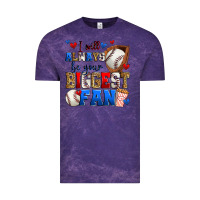 Cloud Purple i will always be your biggest fan baseball Vintage Tee - Zillion Design Studio