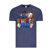 Vintage Denim i will always be your biggest fan baseball Vintage Tee - Zillion Design Studio