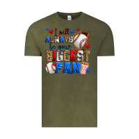 Vintage Olive i will always be your biggest fan baseball Vintage Tee - Zillion Design Studio