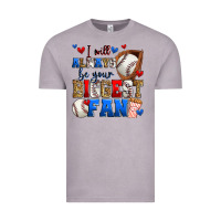 Vintage Zinc i will always be your biggest fan baseball Vintage Tee - Zillion Design Studio