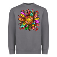 Storm strawberry sunflower Heavyweight Sweatshirt - texasbilliewilder