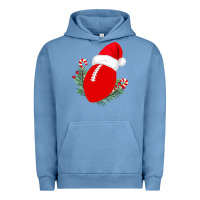 Pigment Pebble Blue Christmas Football Urban Hoodie - Bettercallsaul