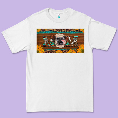 Western Heifer Mom With Sunflowers And Turquoise License Plate Premium Tee Designed By Artiststas