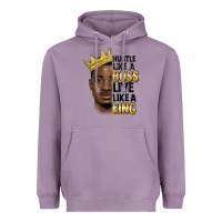 Lavender hustle like a boss live like a king malia Heavyweight Hoodie - MaliasSmallBusiness