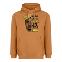 Meerkat hustle like a boss live like a king malia Heavyweight Hoodie - MaliasSmallBusiness
