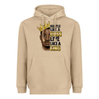 Mushroom hustle like a boss live like a king malia Heavyweight Hoodie - MaliasSmallBusiness
