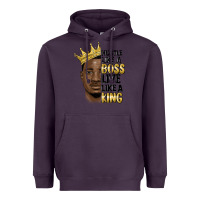 Plum hustle like a boss live like a king malia Heavyweight Hoodie - MaliasSmallBusiness