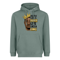 Sage hustle like a boss live like a king malia Heavyweight Hoodie - MaliasSmallBusiness