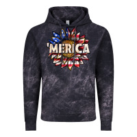 Cloud Black merica with sunflower Vintage Hoodie - texasbilliewilder