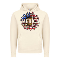 Vintage Artic merica with sunflower Vintage Hoodie - texasbilliewilder