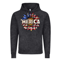 Vintage Black merica with sunflower Vintage Hoodie - texasbilliewilder
