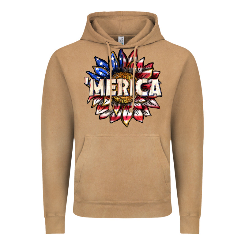 Merica With Sunflower Vintage Hoodie by texasbilliewilder | Teevron