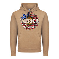 Vintage Coffee merica with sunflower Vintage Hoodie - texasbilliewilder