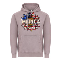 Vintage Zinc merica with sunflower Vintage Hoodie - texasbilliewilder