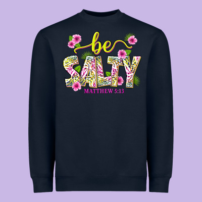 Summer Be Salty Matthew 5 13 Heavyweight Sweatshirt Designed By Texasbilliewilder