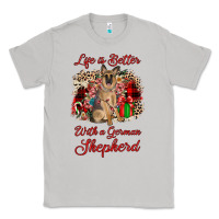 Moon Dust Christmas life is better with a german shepherd Classic Tee - JahusDesignShop