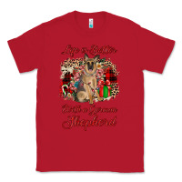 Red Christmas life is better with a german shepherd Classic Tee - JahusDesignShop