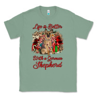 Sage Christmas life is better with a german shepherd Classic Tee - JahusDesignShop