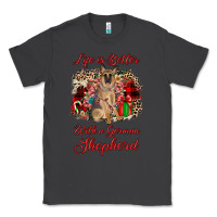 Smoke Christmas life is better with a german shepherd Classic Tee - JahusDesignShop