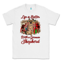 Christmas Life Is Better With A German Shepherd Classic Tee | Teevron