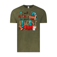 Vintage Olive i will always be your biggest fan american footbal Vintage Tee - Zillion Design Studio