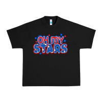 Black Oh my stars 4th of july Urban Heavy Tee - CowGirlArtShop