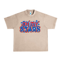 French Oak Oh my stars 4th of july Urban Heavy Tee - CowGirlArtShop