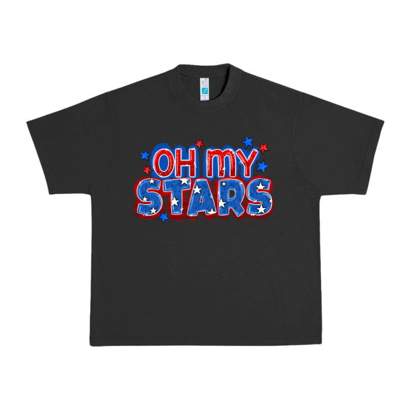 Oh My Stars 4th Of July Urban Heavy Tee by CowGirlArtShop | Teevron