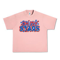 Salmon Oh my stars 4th of july Urban Heavy Tee - CowGirlArtShop