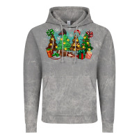 Cloud Rock christmas trees with football Vintage Hoodie - Zillion Design Studio