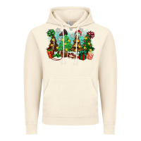 Vintage Artic christmas trees with football Vintage Hoodie - Zillion Design Studio